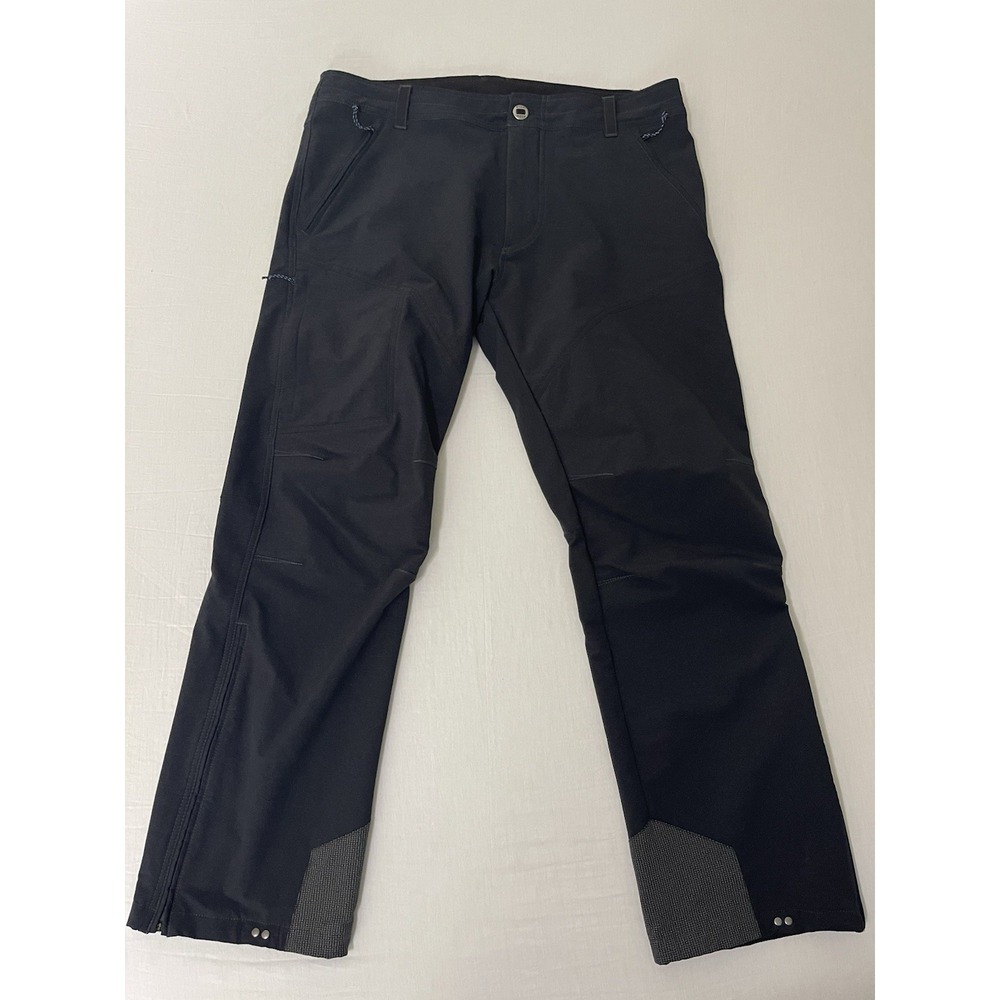 KÜHL Klash Pant Men 36x30 Black Softshell Stretch Hiking Outdoor Water Resistant